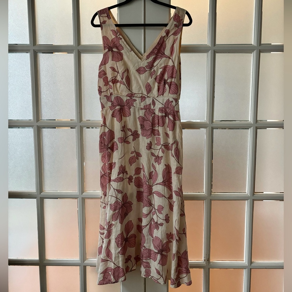 Cynthia Rowley Linen Floral Dress